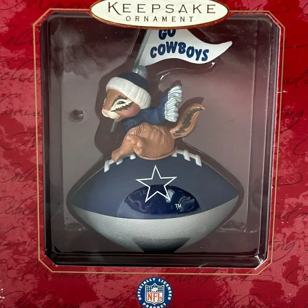 Hallmark Keepsake Ornament NFL Collection Handcrafted 1999 Dallas Cowboys New